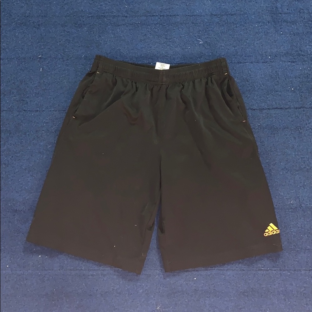 Adidas black athletic shorts
